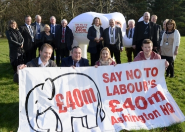 Campaigners and Councillors against the White Elephant